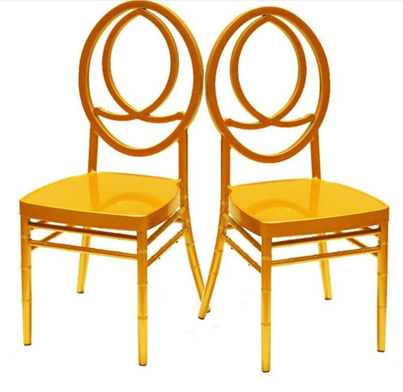 Popular Low Price Design Wedding Outdoor Banquet Metal Chiavari Chair