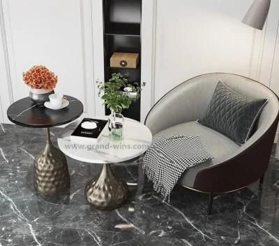 Unique Design Nordic Modern Furniture Living Room Metal Marble Coffee Table