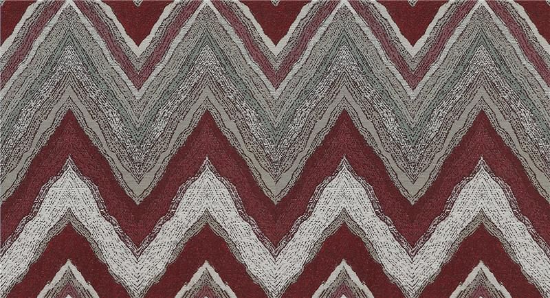 Textile Sofa Material Colorful Wavy Upholstery Polyester Chenille Zafu Fabric