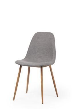 Modern Minimalist Light Luxury Restaurant Fabric Metal Legs Chair Home Dining Chair