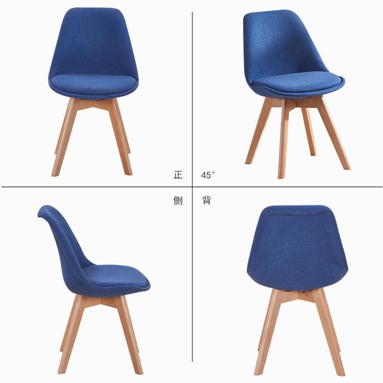 Muebles Cadeira Nordic Fabric Living Room Chair Modern Tulip Dining Chair for Restaurant