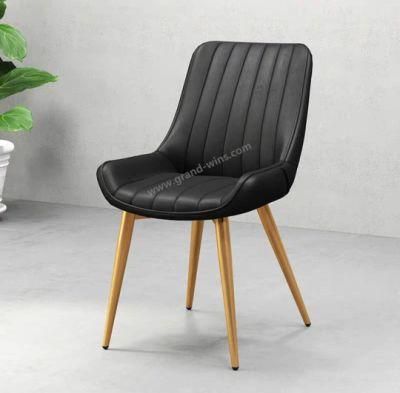 Armrest Steel Dining Restaurant Furniture Cafe Chair