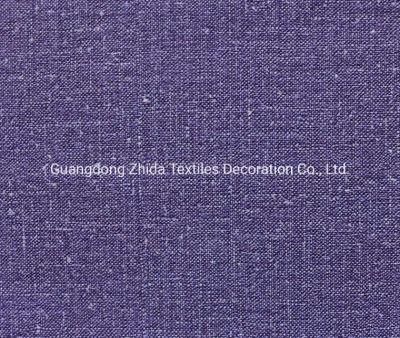 100% Polyester Fashion Linen Style Nanometre Velvet Upholstery Couch Fabric