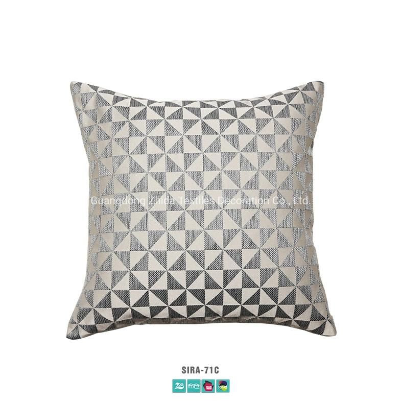 Textile Golden Yarn Shining Jacquard Upholstery Sofa Pillow