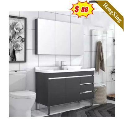 Unique Wall Mounted Home Bathroom Furniture Ceramic Basin Modern Bathroom Vanity Cabinet with Mirror (UL-22BT129)