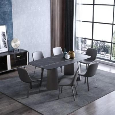 Home Dinner Room Furniture Sintered Stone Marble Dining Table Modern Dining Set