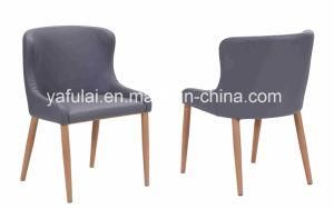 Upholstered Fabric Dining Chair with Metal Legs Restaurant Furniture