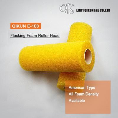 E-103 Hardware Decorate Paint Hand Tools Plastic Handle Acrylic Fabric Paint Roller European Type Foam Roller