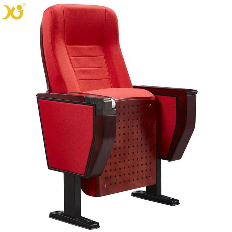 Wholesale Metal Armrest Used Church Theater Chair Theater Furniture Auditorium Chair with Table