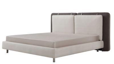 Contemporary Detachable Cushions Headboard Modern Bed Villa Use King Size Comfort Head Relax Upholstered Beds on Sale