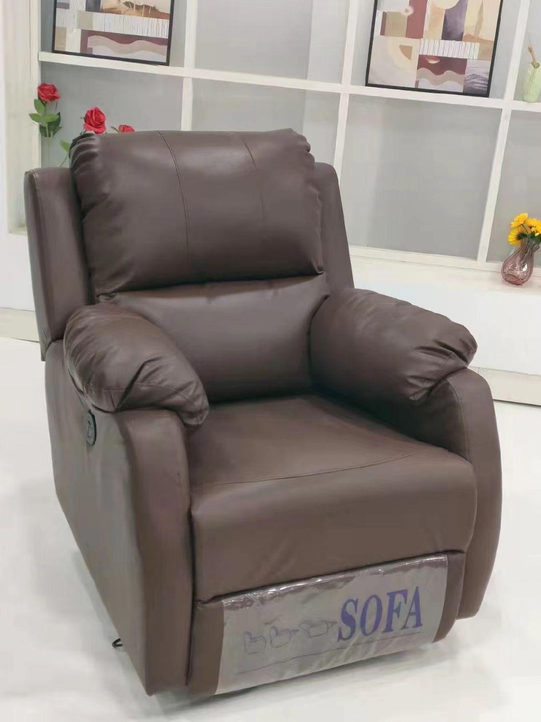 Comfortable Home Furniture Recliner Waiting Room Seats Metal Frame Chairs Single Sofa