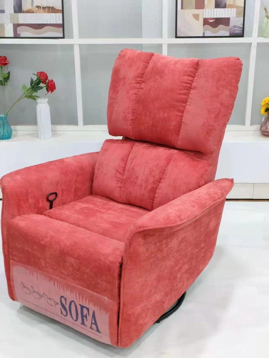 Comfortable Home Furniture Recliner Waiting Room Seats Metal Frame Chairs Single Sofa