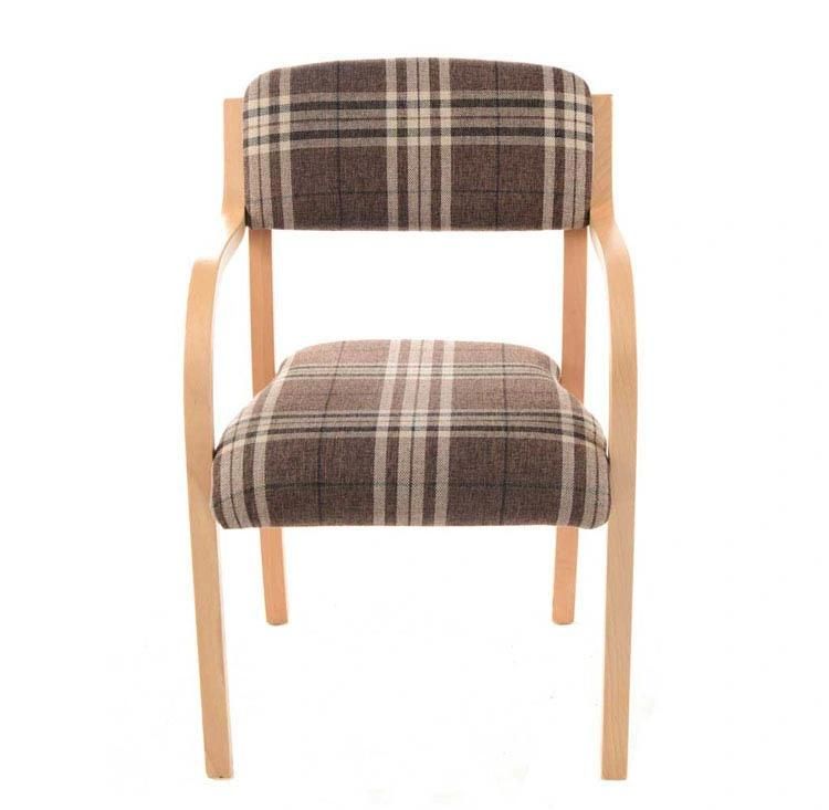 Wooden Dining Chair with Armrest (M-X1047)