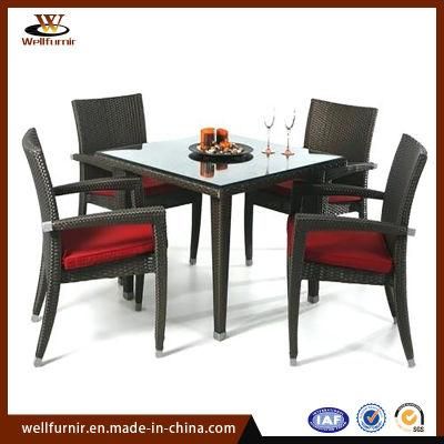 Good Quality Outdoor Furniture Rattan Table and Chair (WF-230)