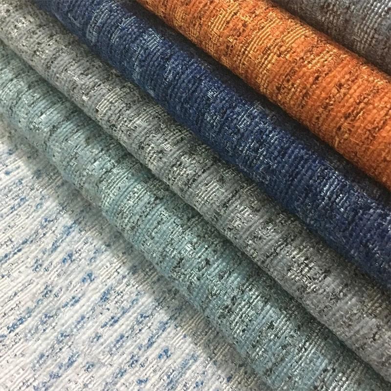 Wholesale Yarn Dyed Jacquard Sofa Upholstery Chenille Fabric Decorative Fabric