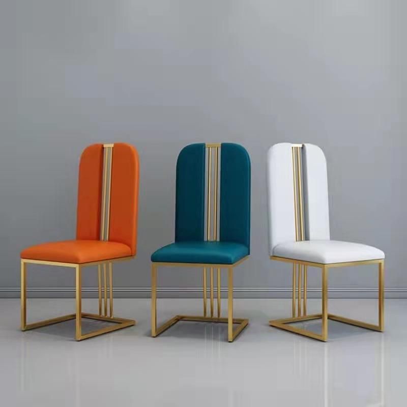Modern Style Velvet Living Room Dining Room Fabric Restaurant Chair