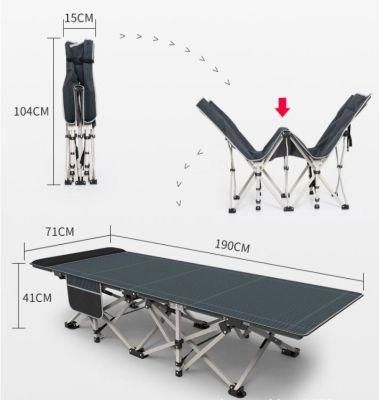 Metal Frame Foldable Camping Bed