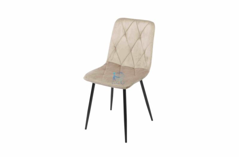 Hot Selling Good Quality Green Velvet Fabric Upholstery Restaurant Hotel Velvet Dining Chair