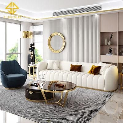 16 Years Factory Modern Design Luxury Furniture Fabric Sets Couch Living Room Sofas