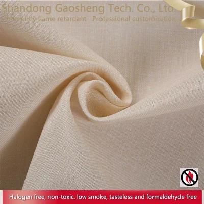 Fire Retardant 100% Polyester Pillow Cushion Sofa Furniture Woven Fabrics