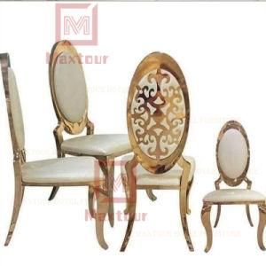 Fabric Stainless Steel Wedding Event Dining Chair for Banquet Hall
