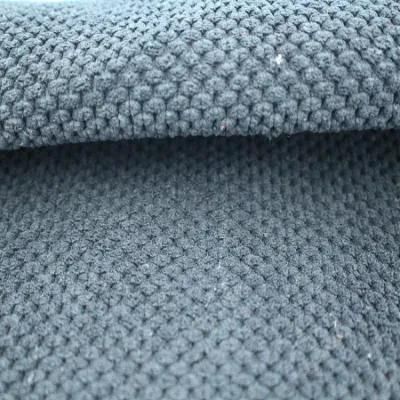 Free Sample Polyester Velvet Plain Sofa Upholstery Fabric for Furniture