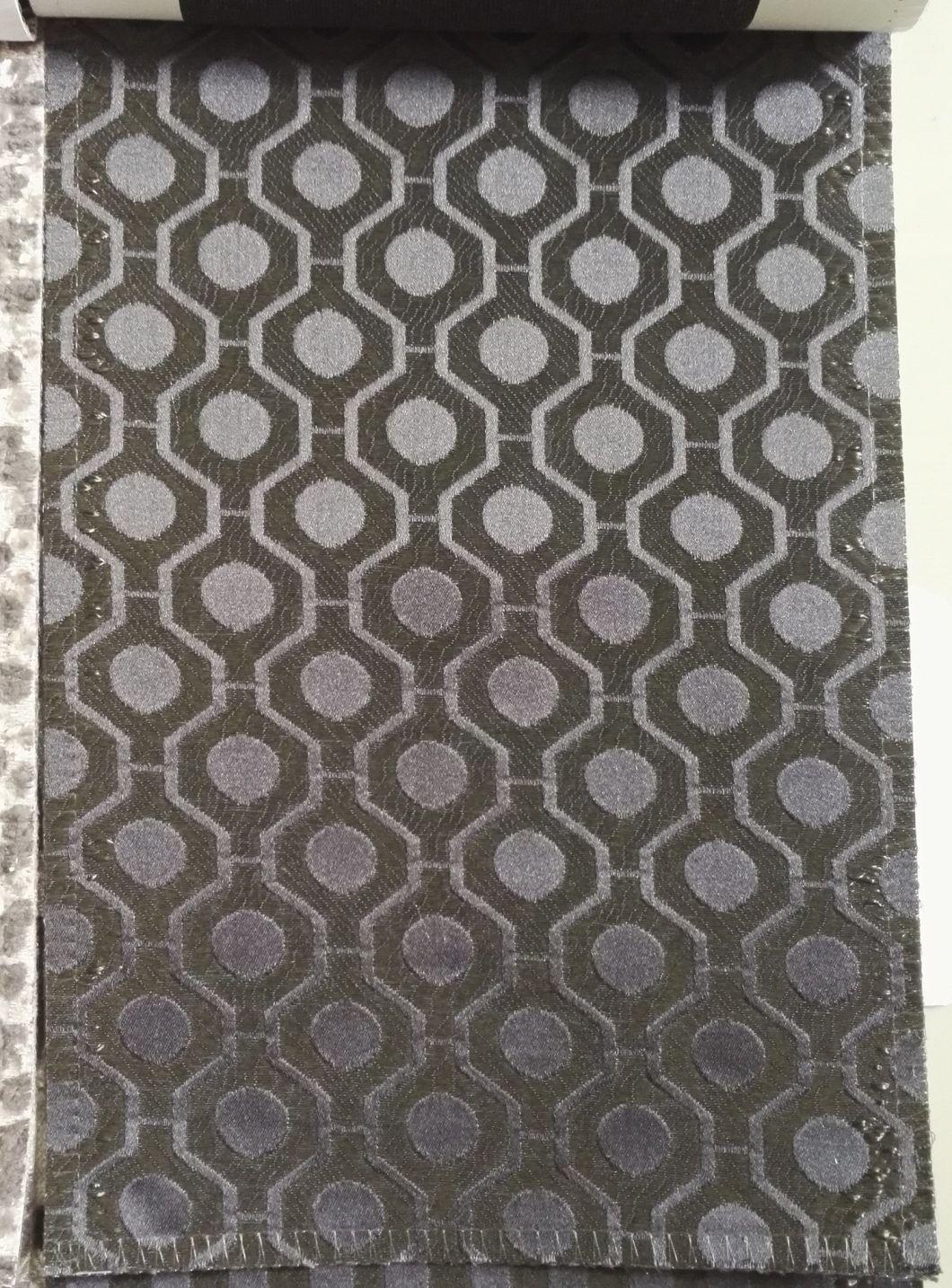 Hotel Textiles Cut Velvet Honeycomb Jacquard Decorative Cushion Fabric Tela