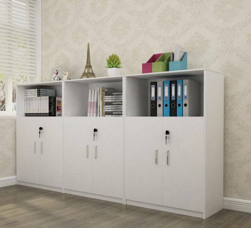 Office Bookcase Book Rack Shelf Wooden File Storage Filing Cabinets