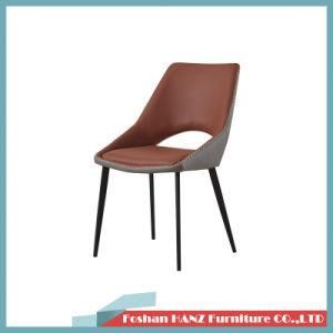 Modern Hotel Dining Room Furniture Villa Living Room Iron Frame Soft Bag Fabric Chair