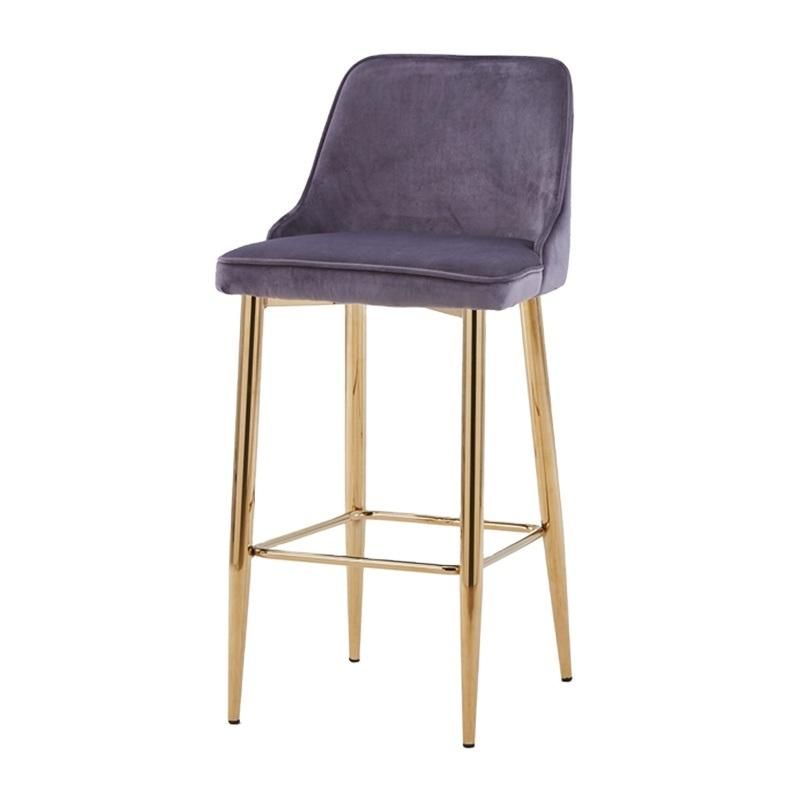 Luxury Cheap Chrome Legs Barstool Standing Metal Bar Stool Chairs