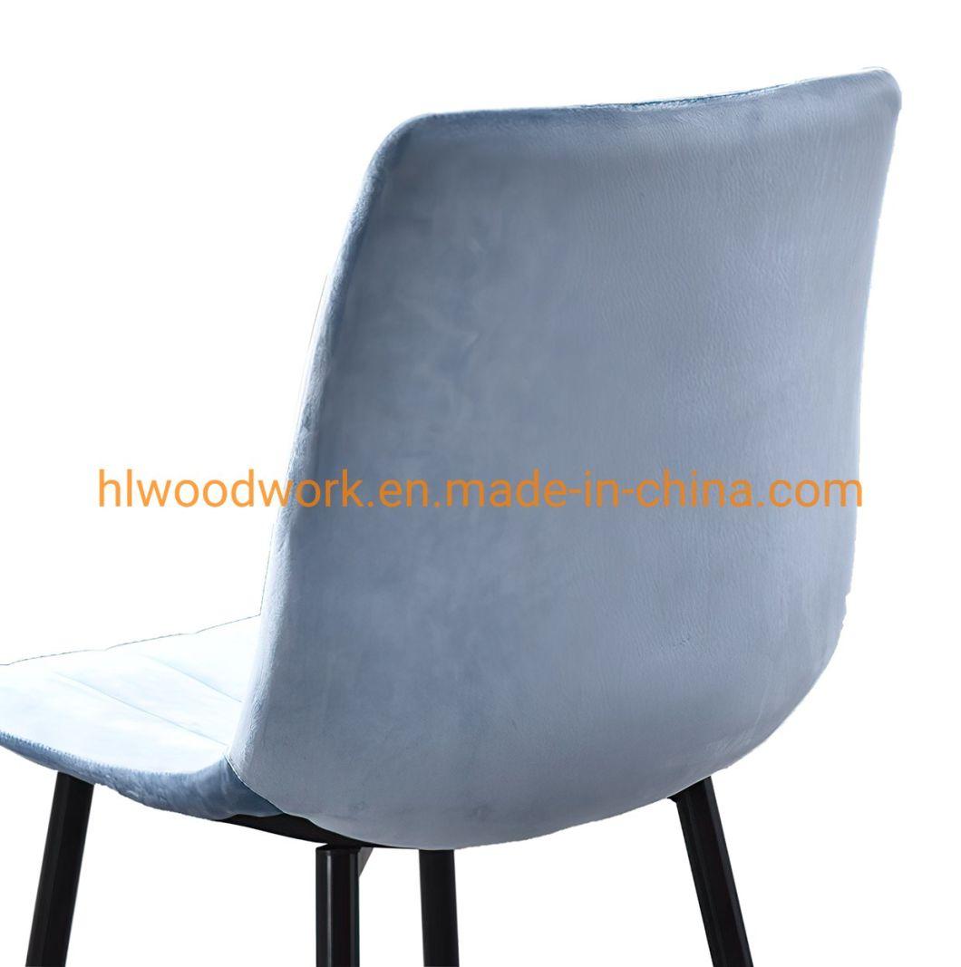 Dining Chair French Style Home Furniture Modern Hotel Restaurant Outdoor Chair Fabric Velvet Dining Room Chair