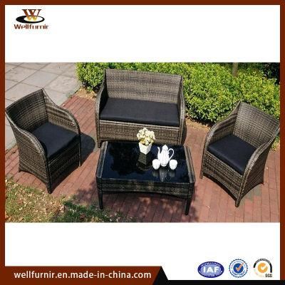 Waterproof Outdoor Garden Furniture Rattan Patio Dining Set (WFD-04)