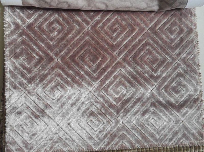 Home Textile Cut Velvet Super Soft Sofa Covering Furniture Fabric