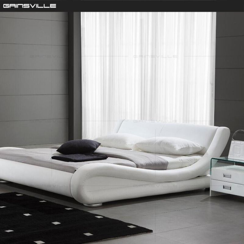 Modern European Furniture Bedroom Furniture Set King Bed Leather Bed Wall Bed Gc1606