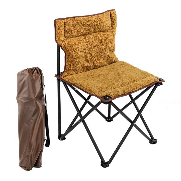 Outdoor Furniture Portable Steel Cashmere Fishing Folding Camping Beach Chair
