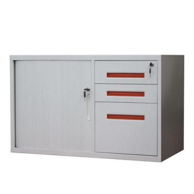 Office Cabinet Furniture with Sliding Door/Tambour Door Filing Cabinet/Steel Mobile Caddy Pedestal