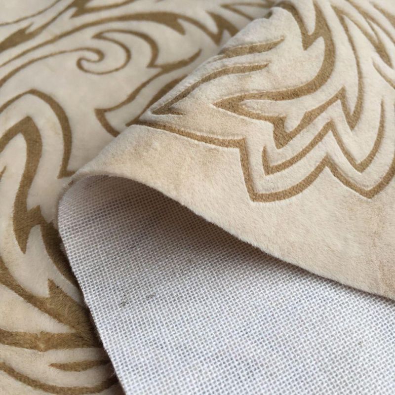 Single Flocked Fabric for Sofa (J022)