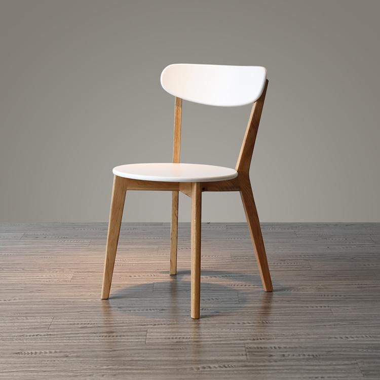 Chaise Style Industriel Wooden Side Chair Hotel Furniture Scandinavian Minimalist Dining Chair