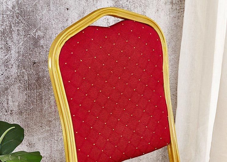 Wholesale Factory Metal Upholstered Hotel Event Wedding Dining Banquet Chair