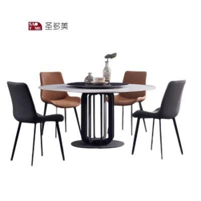 Carton Packed Non-Customized Dia120cm, Dia130cn, Dia150cm, Dia160cm White Dining Table