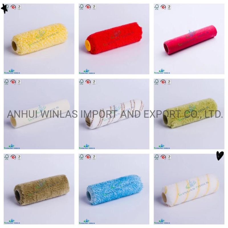 Yellow Color 13mm Polyester Paint Roller Cover