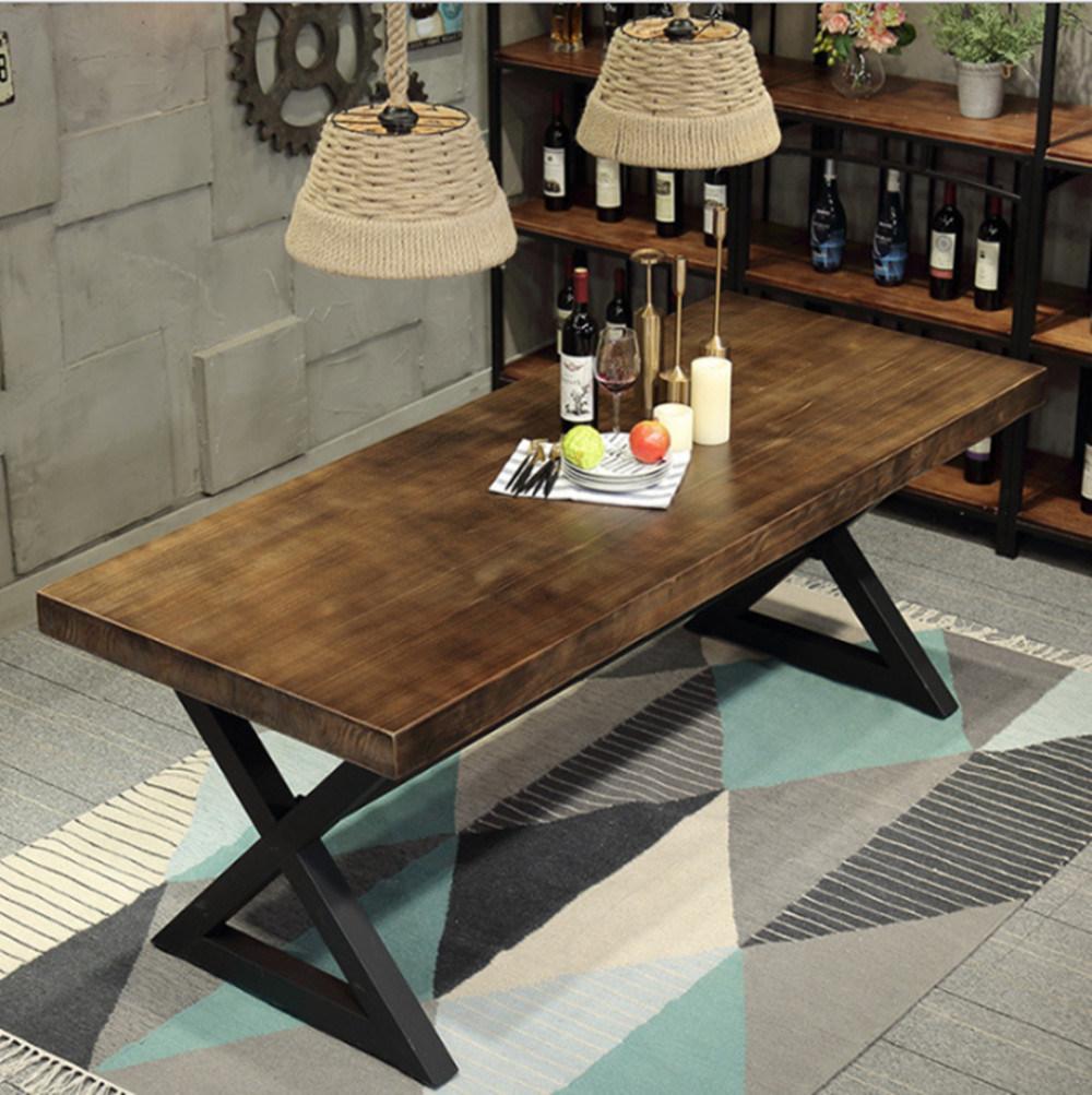 Wholesale Antique Interior Decorative Furniture Hospitality Furniture Upholstered Dining Table