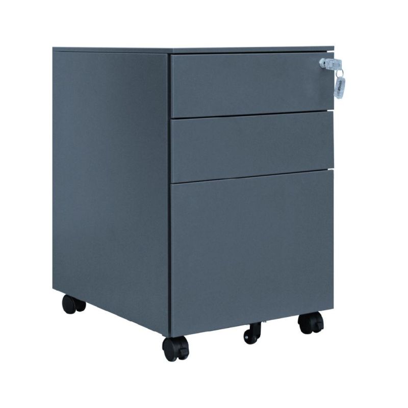 Office Dimensions 19" 3-Drawer Home Office Mobile Pedestal File Cabinet
