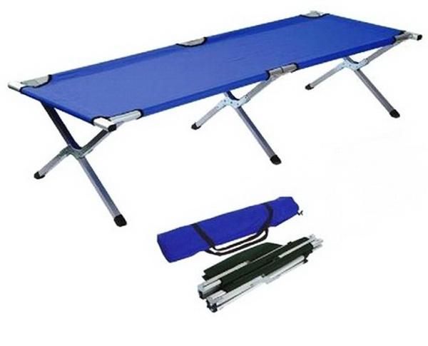 Blue Aluminum Military Camping Folding Bed (ET-CHO116)