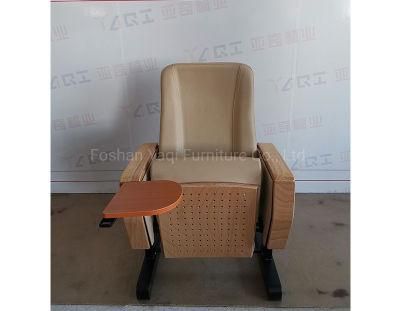 Public Wooden Metal Chair School Auditorium Theater Cinema Seating with Movable Leg (YA-11B)