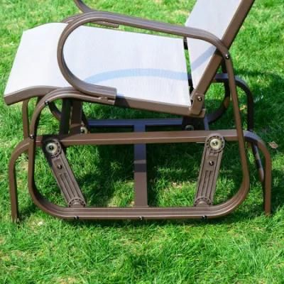 Promotions Garden Patio Mesh Fabric Textilene Aluminum Outdoor Swivel Rocking Chair