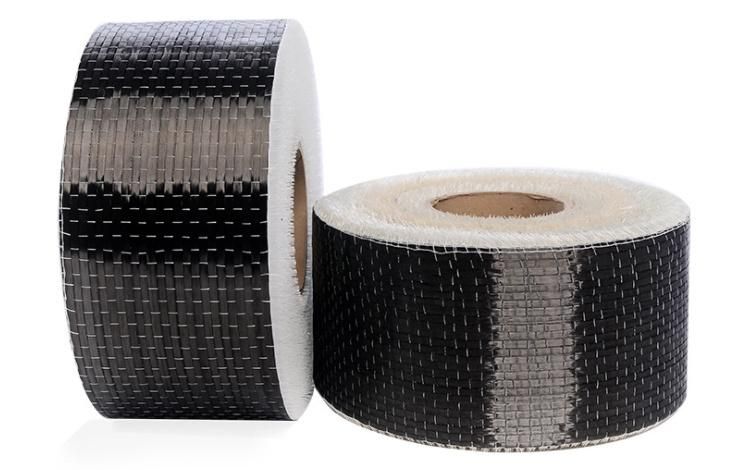 Building Reinforcement 300g Ud Carbon Fiber Fabric 200g 100% Carbon Fabric Carbon Fiber Roll Fabric