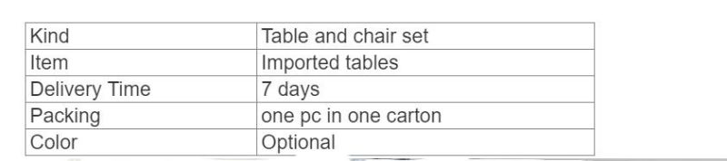 Restaurant Renctangler Training Studying Dining Computer Folding Table