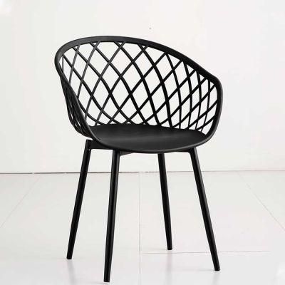 Wholesale Dining Room Furniture Modern Style Black Plastic Chair Sillas Cadeira Plastic Chairs Silla Comedor