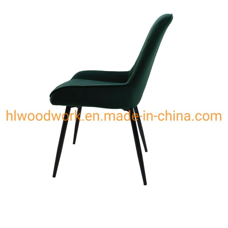 Metal Hotel Home Restaurant Modern Furniture Dining Chair Hotel Metal Restaurant Dining Banquet Event Chair High Quality Velvet Dining Chair Dining Room Chair